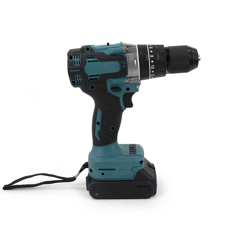 Qianxu 21V Electric Cordless Brushless Drill Screwdriver Machine Sets Hand Tools Three in One Electric Drill 13mm Drill
