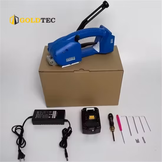 PP/Pet 결박을 위한 Zdpack 배터리 전원을 사용하는 포장 손 달아서 기계